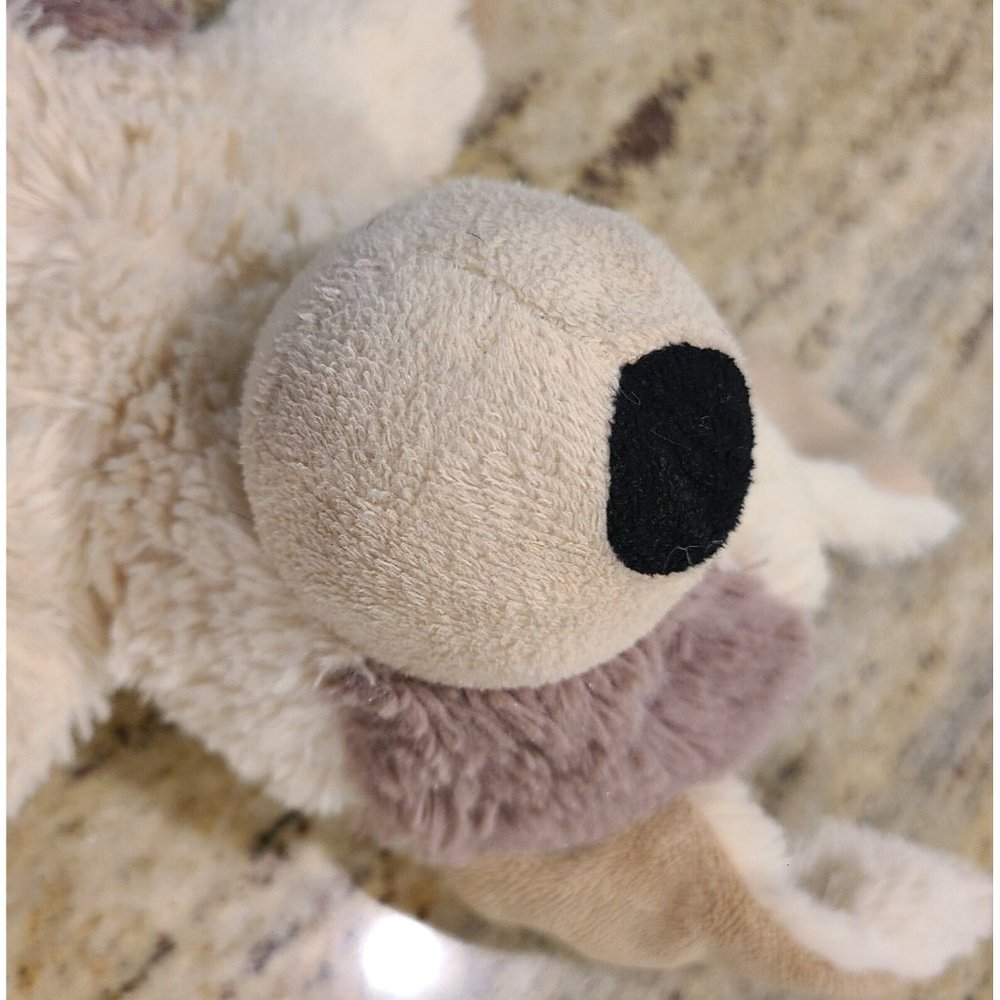 Intelex  Cozy Plush Weighted Dog Biege Tag Floppy Ears Flaxseed Lavender - Picture 8 of 12